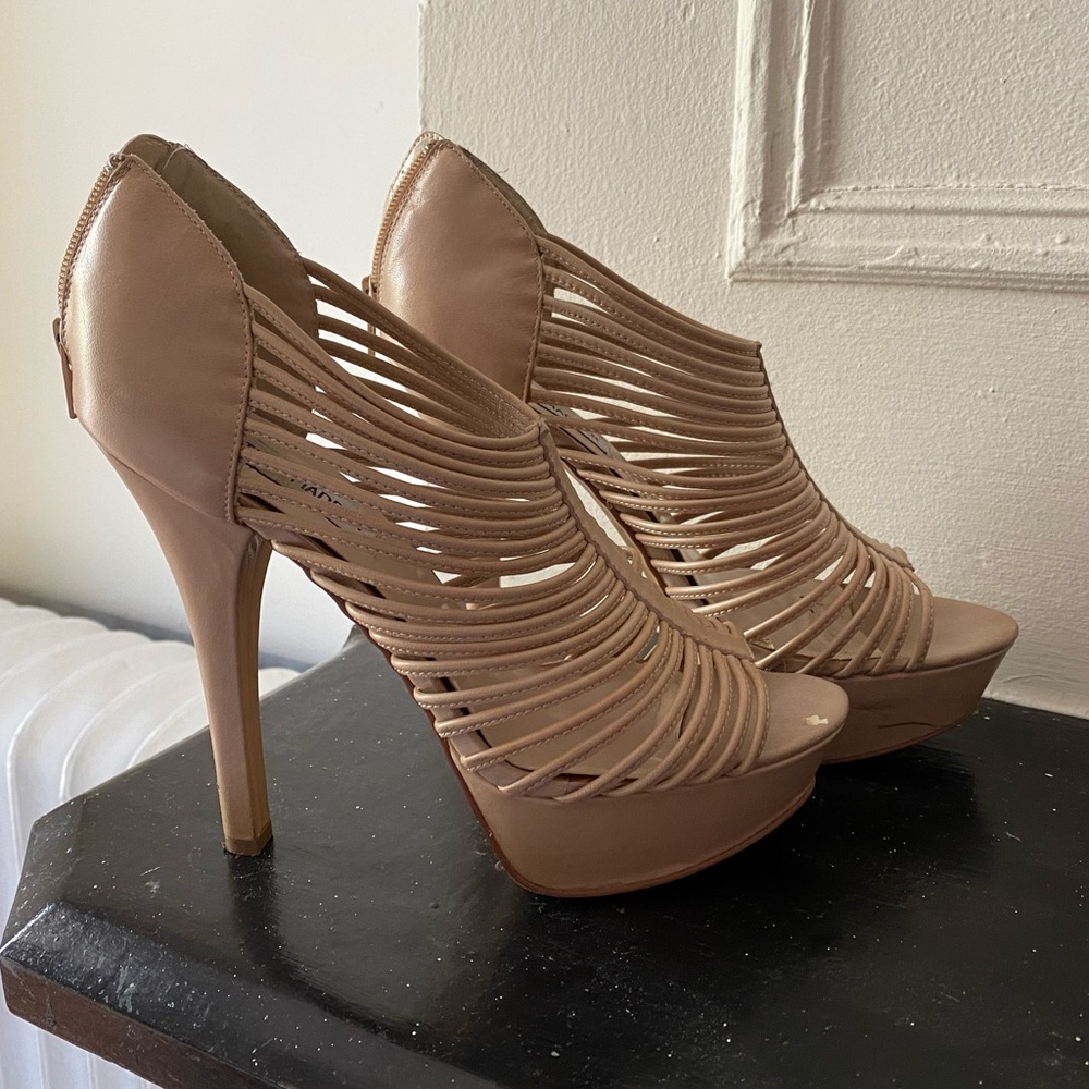 Steve Madden Valli Blush Lea Platform Stiletto